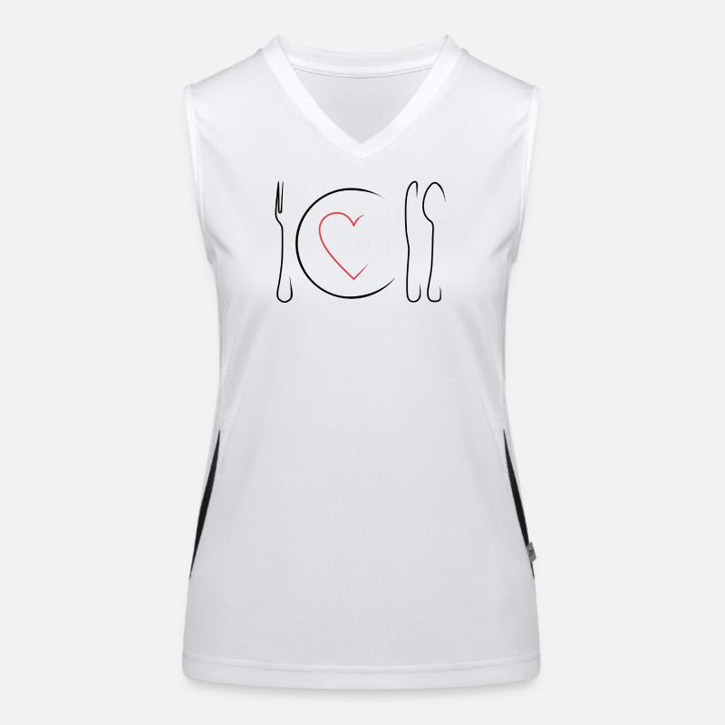 essen Funktionelles Kontrast-Tank Top für Frauen