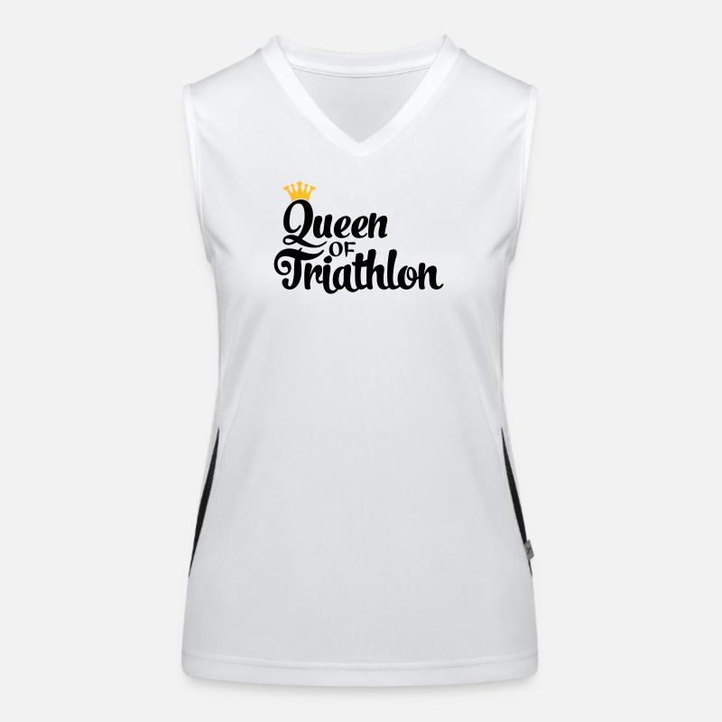 Queen of Triathlon Women's Functional Contrast Tank Top