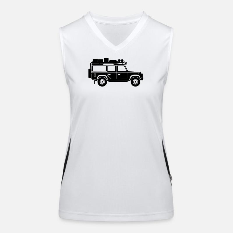 Defender D110 Expedition Funktionelles Kontrast-Tank Top für Frauen