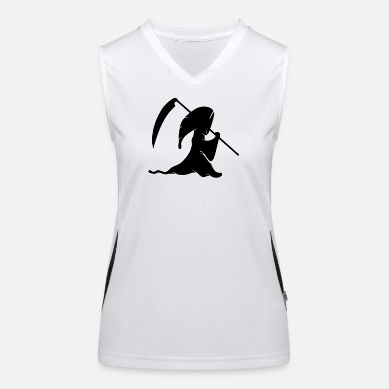 Sensenmann Funktionelles Kontrast-Tank Top für Frauen