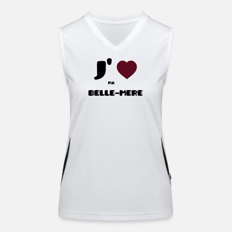 Ich liebe meine Mutter (V) Funktionelles Kontrast-Tank Top für Frauen