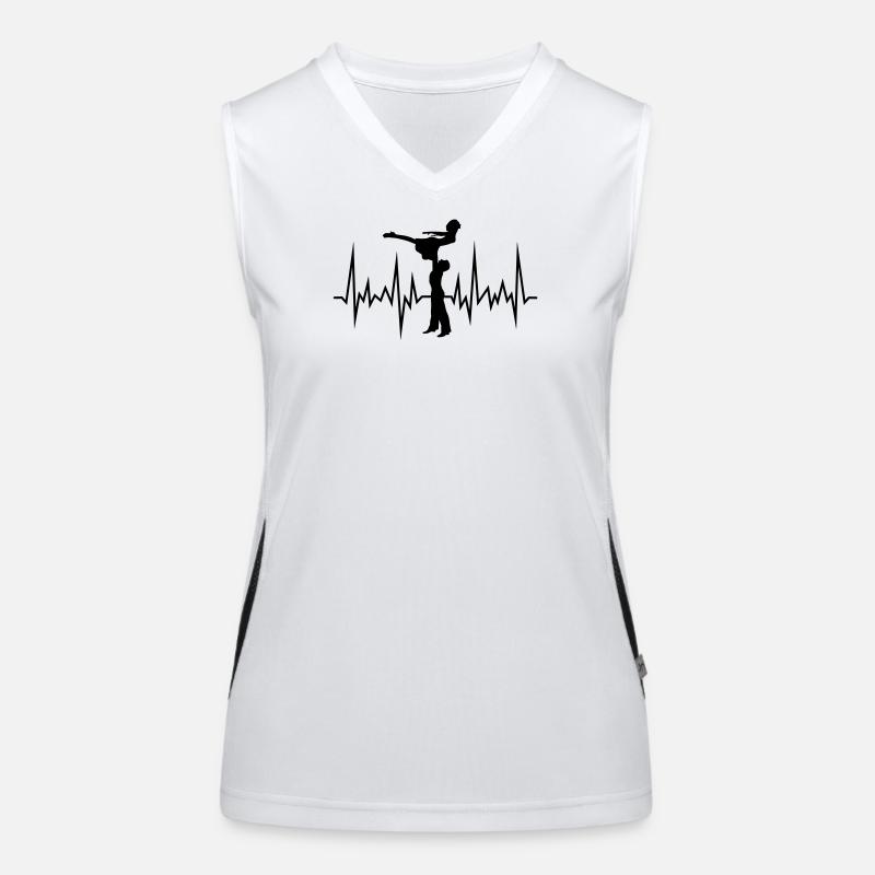 wave-dancing Funktionelles Kontrast-Tank Top für Frauen