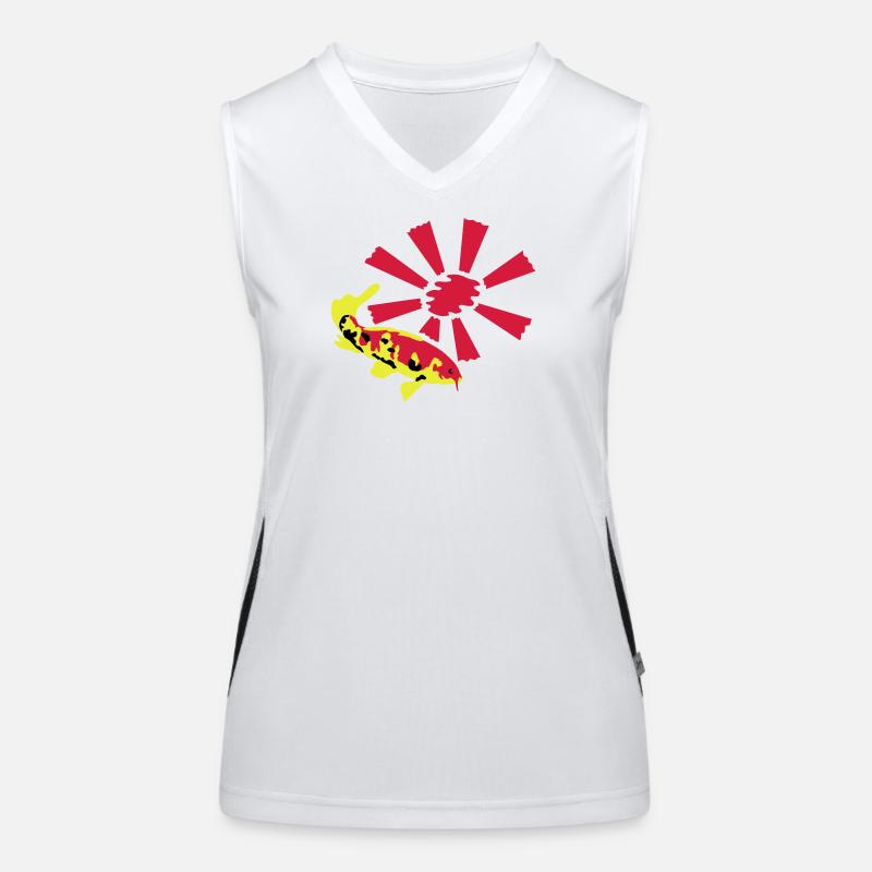 Koi Carp Women's Functional Contrast Tank Top