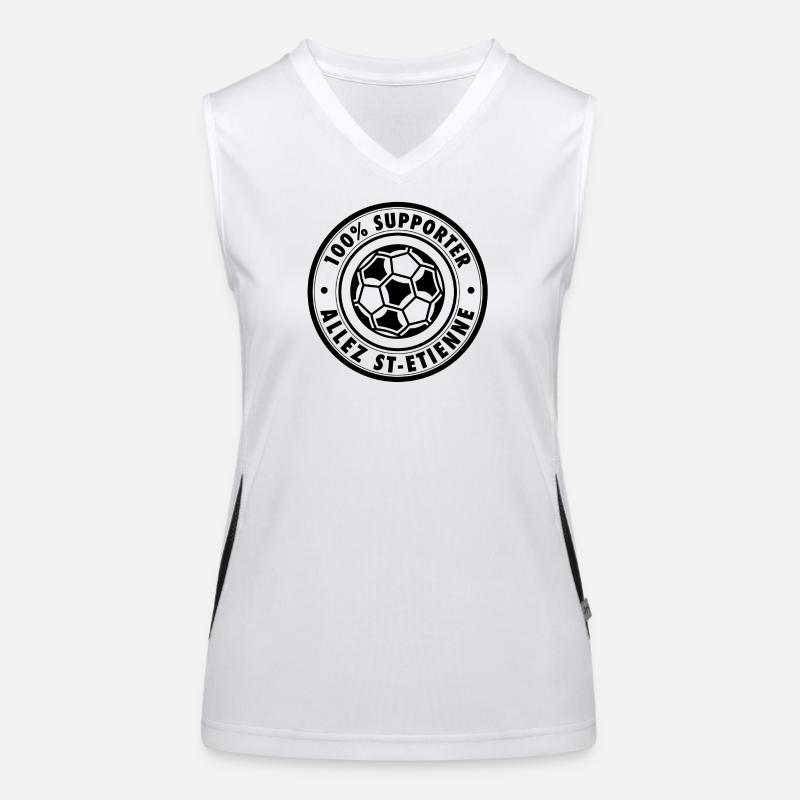 100 percent SUPPORT ST-ETIENNE Women's Functional Contrast Tank Top