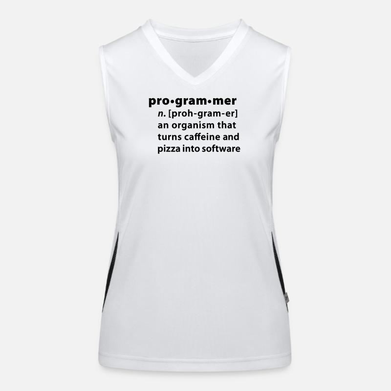 Programmer la définition du dictionnaire Débardeur respirant contrasté Femme