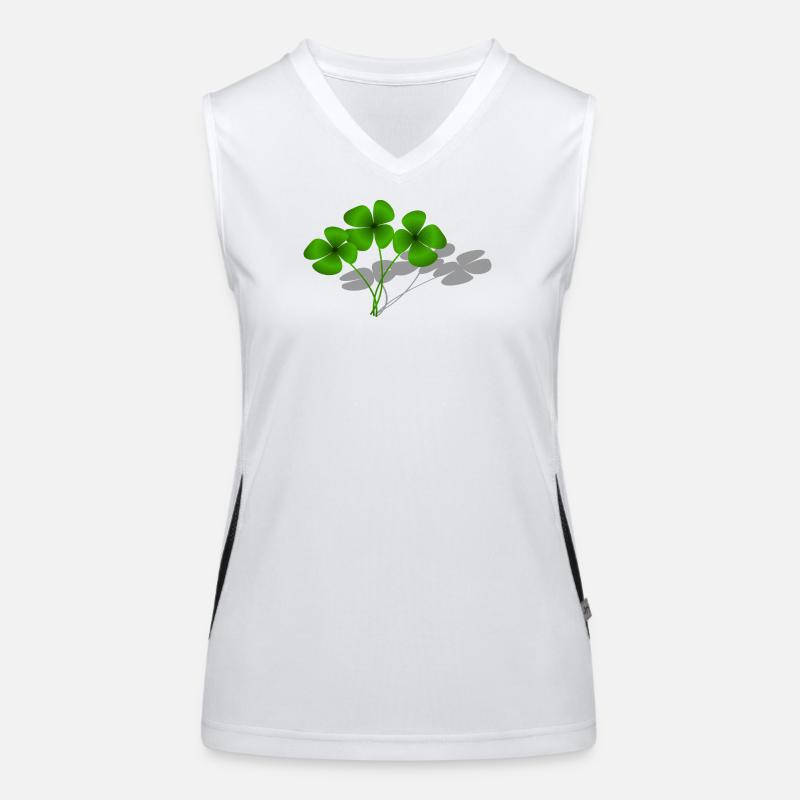 Glück Funktionelles Kontrast-Tank Top für Frauen