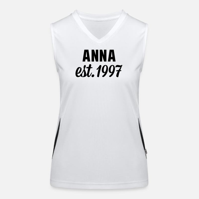 Anna est 1997 Funktionelles Kontrast-Tank Top für Frauen