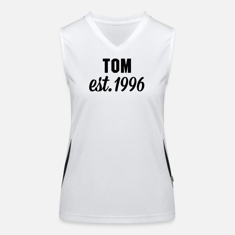 Tom est 1996 Funktionelles Kontrast-Tank Top für Frauen