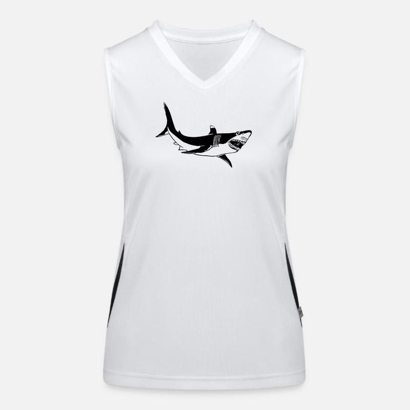 Requins Débardeur respirant contrasté Femme