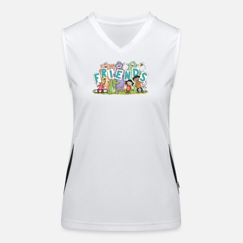 amis Débardeur respirant contrasté Femme