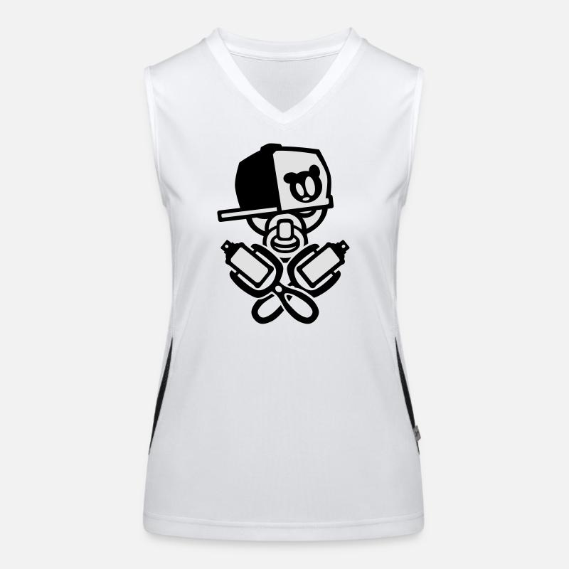 baby cool graffiti Funktionelles Kontrast-Tank Top für Frauen