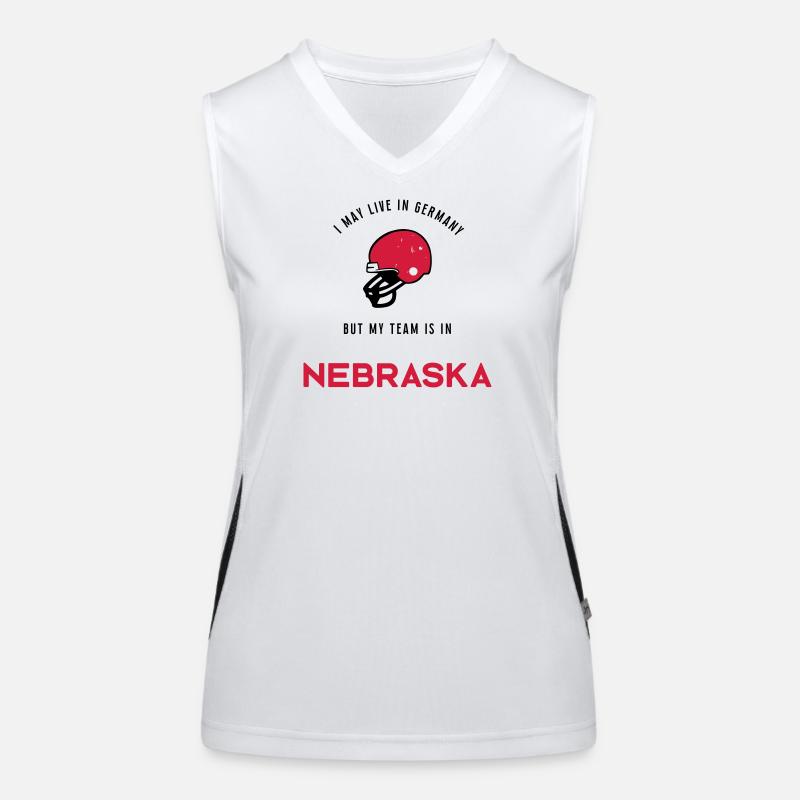 Nebraska Funktionelles Kontrast-Tank Top für Frauen