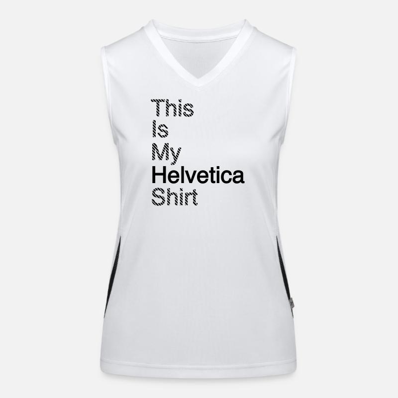 Typographie shirt cadeau Conception graphique Kindee Débardeur respirant contrasté Femme