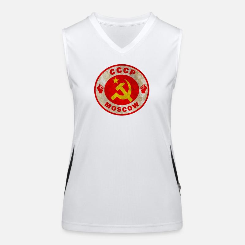 Sowjetunion / Geschenk / Geschenkidee Funktionelles Kontrast-Tank Top für Frauen
