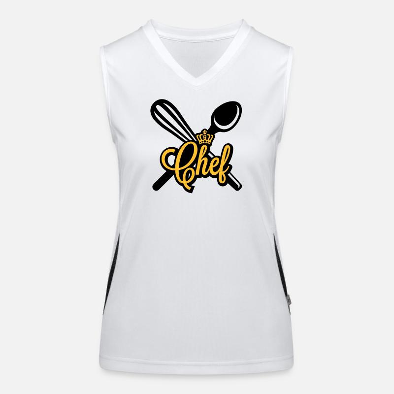 Chefkoch Funktionelles Kontrast-Tank Top für Frauen