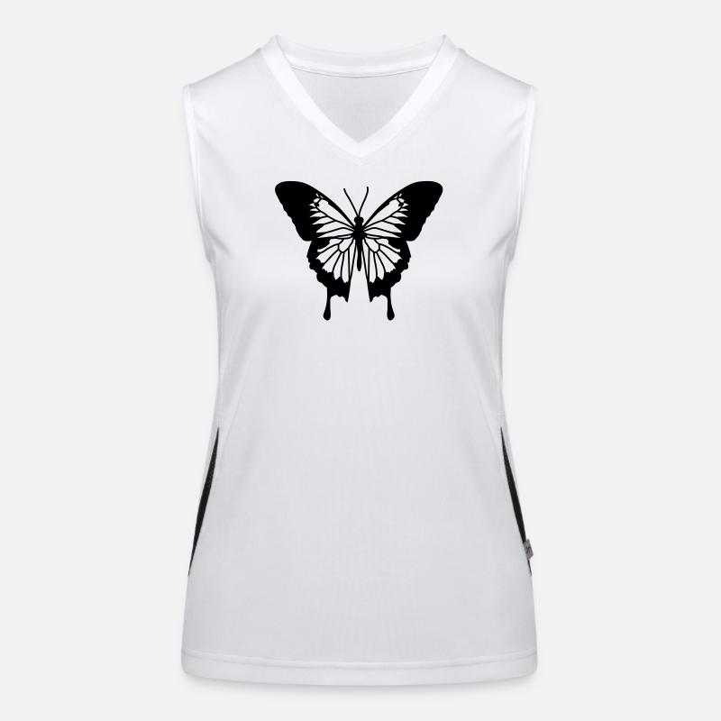 schmetterling Débardeur respirant contrasté Femme