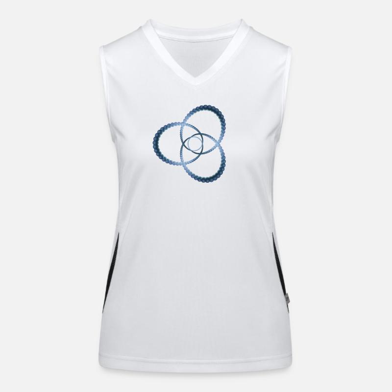 Atom - Cellular five Funktionelles Kontrast-Tank Top für Frauen