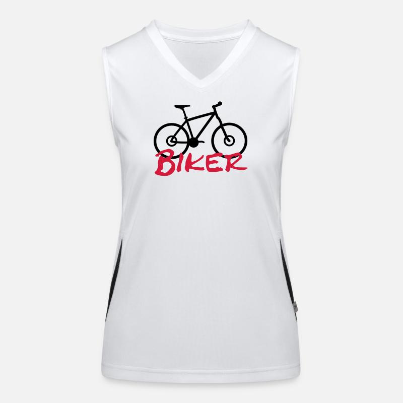 biker Women's Functional Contrast Tank Top