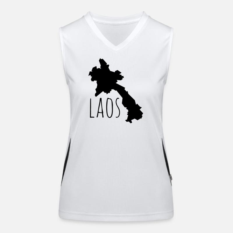 Laos Funktionelles Kontrast-Tank Top für Frauen