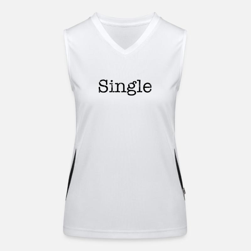 Single Funktionelles Kontrast-Tank Top für Frauen
