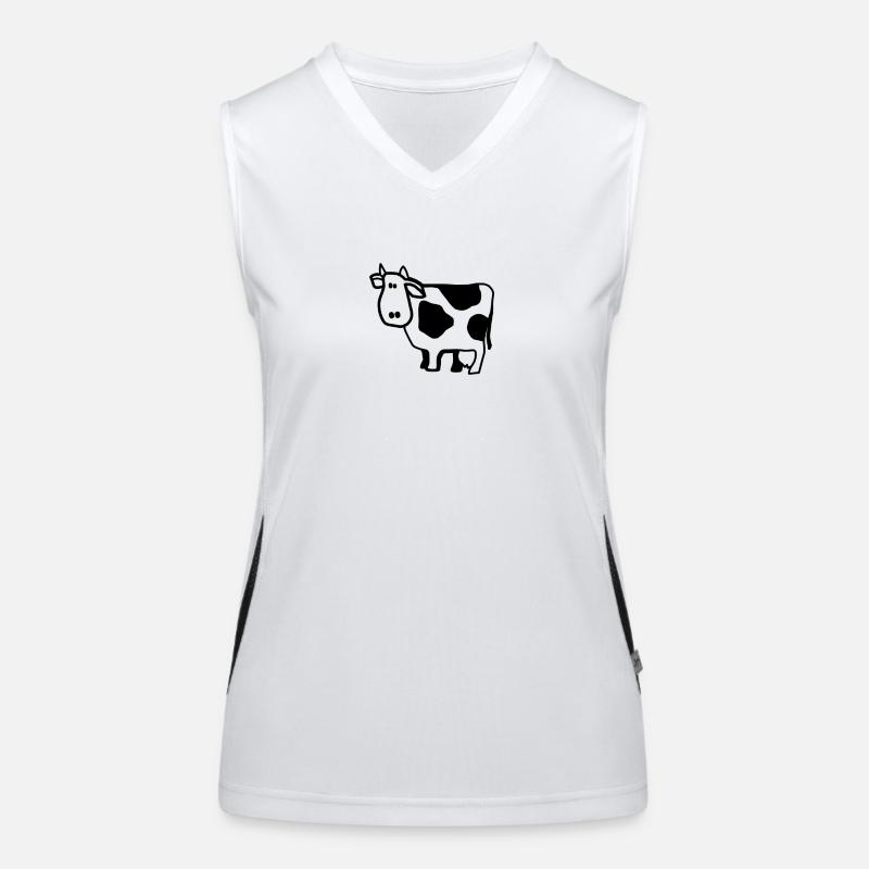 cow Women's Functional Contrast Tank Top