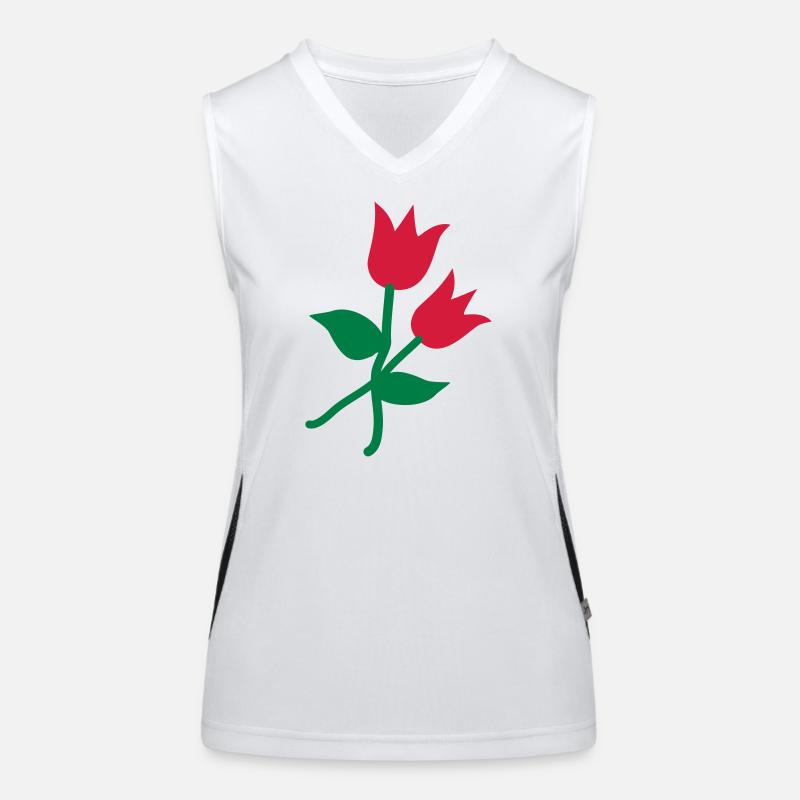 Tulips Women's Functional Contrast Tank Top