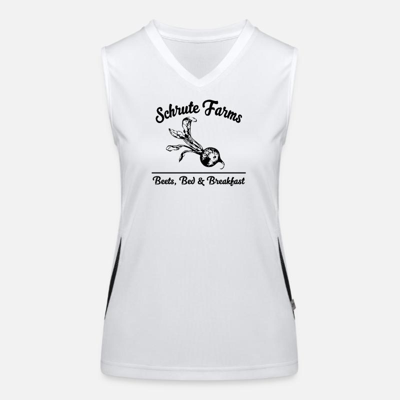 Botanisches Aquarell Blatt Design Funktionelles Kontrast-Tank Top für Frauen