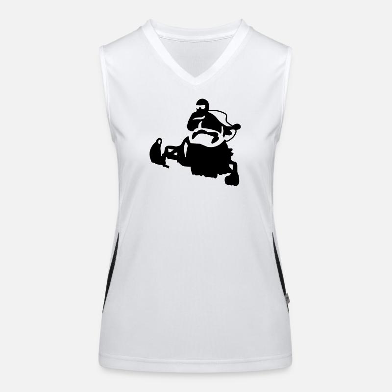 snowmobile_1 Women's Functional Contrast Tank Top