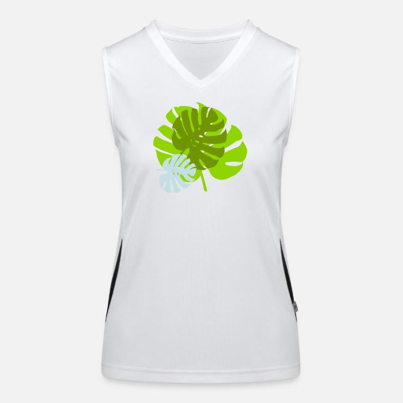 leaves Women's Functional Contrast Tank Top