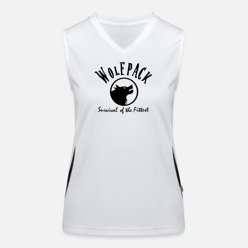 wolfpack Débardeur respirant contrasté Femme