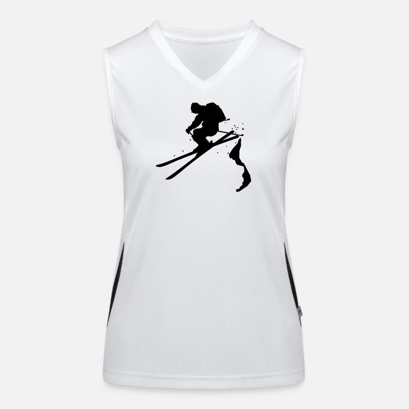 Ski freerider Funktionelles Kontrast-Tank Top für Frauen