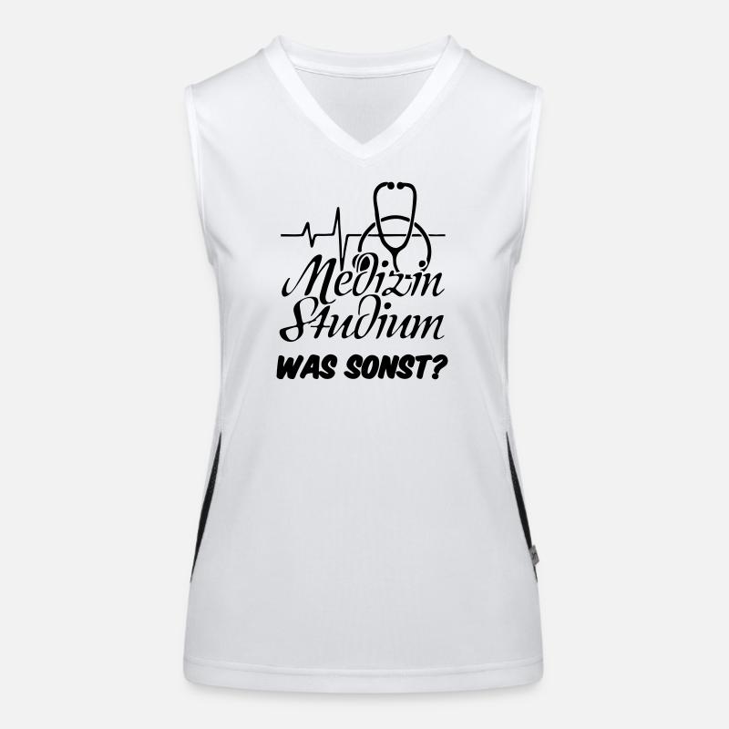 Medizinstudium Medizin Studium Geschenk Funktionelles Kontrast-Tank Top für Frauen
