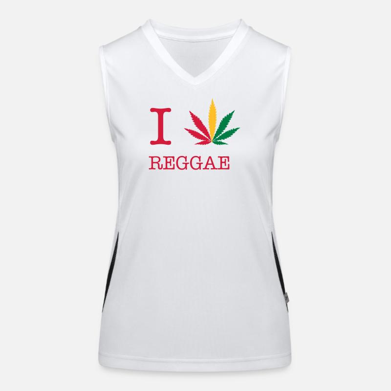 reggae Women's Functional Contrast Tank Top