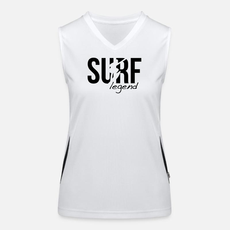 surfing Women's Functional Contrast Tank Top