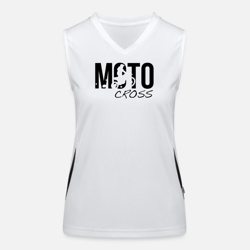 motocross Women's Functional Contrast Tank Top