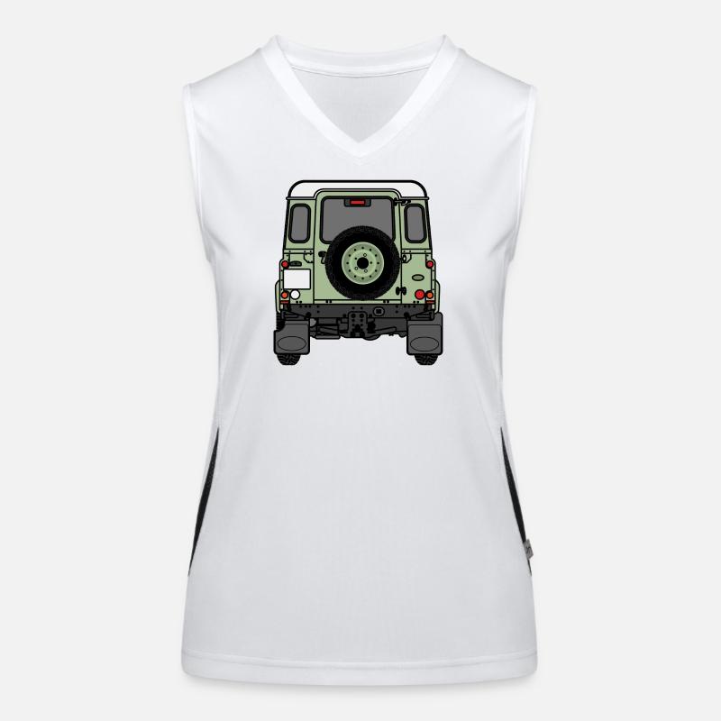 Defender - Rear Women's Functional Contrast Tank Top