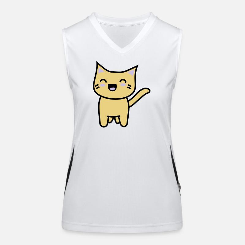Kawaii Kitteh would be Women's Functional Contrast Tank Top