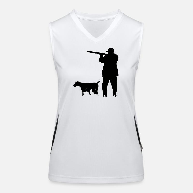 Jäger Funktionelles Kontrast-Tank Top für Frauen