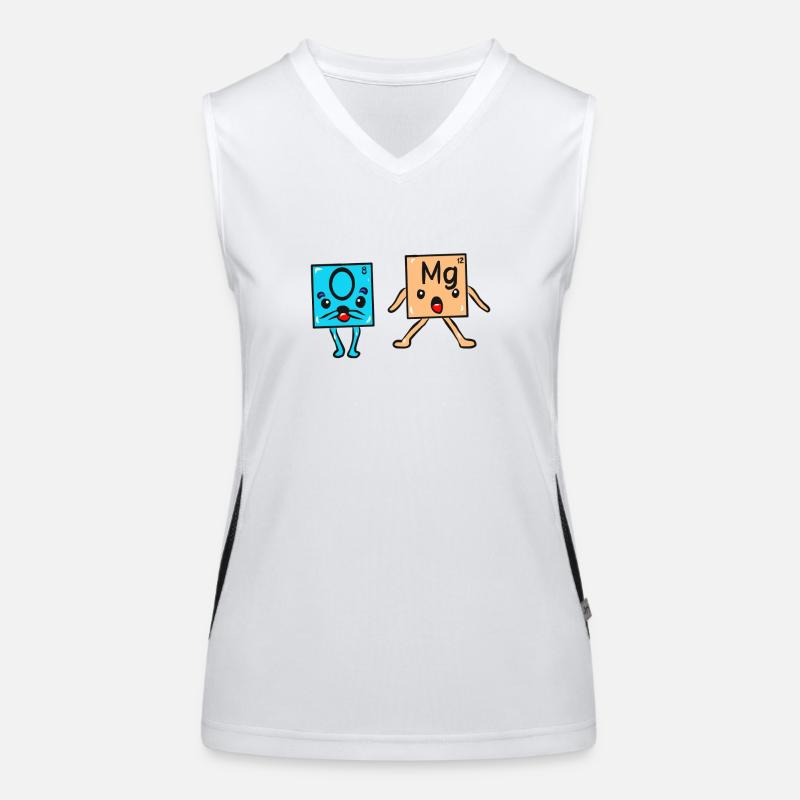 Science Physics Chemistry OMG Women's Functional Contrast Tank Top
