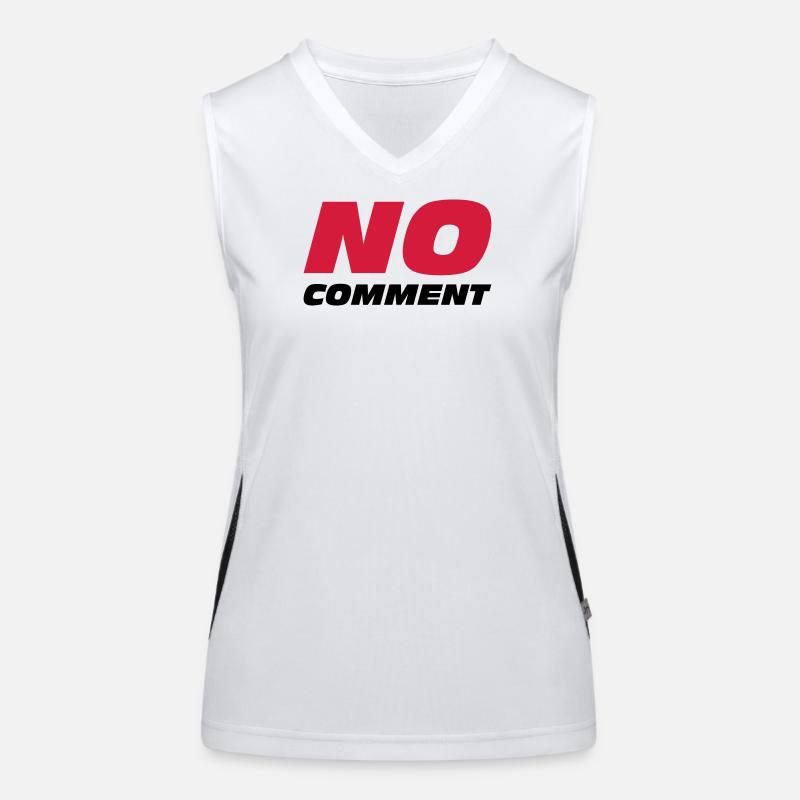 No Comment Funktionelles Kontrast-Tank Top für Frauen