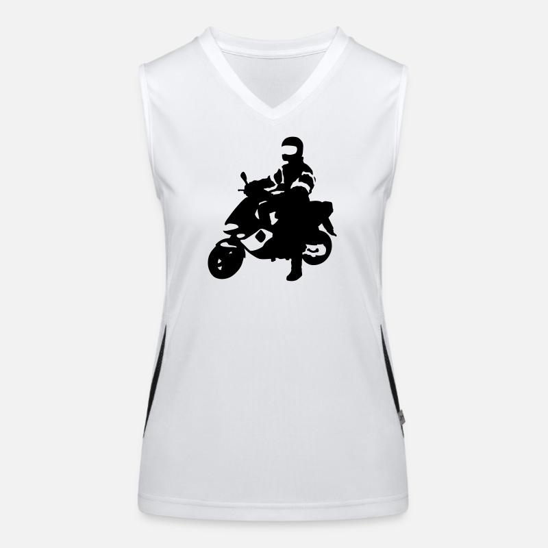 Scooter Débardeur respirant contrasté Femme