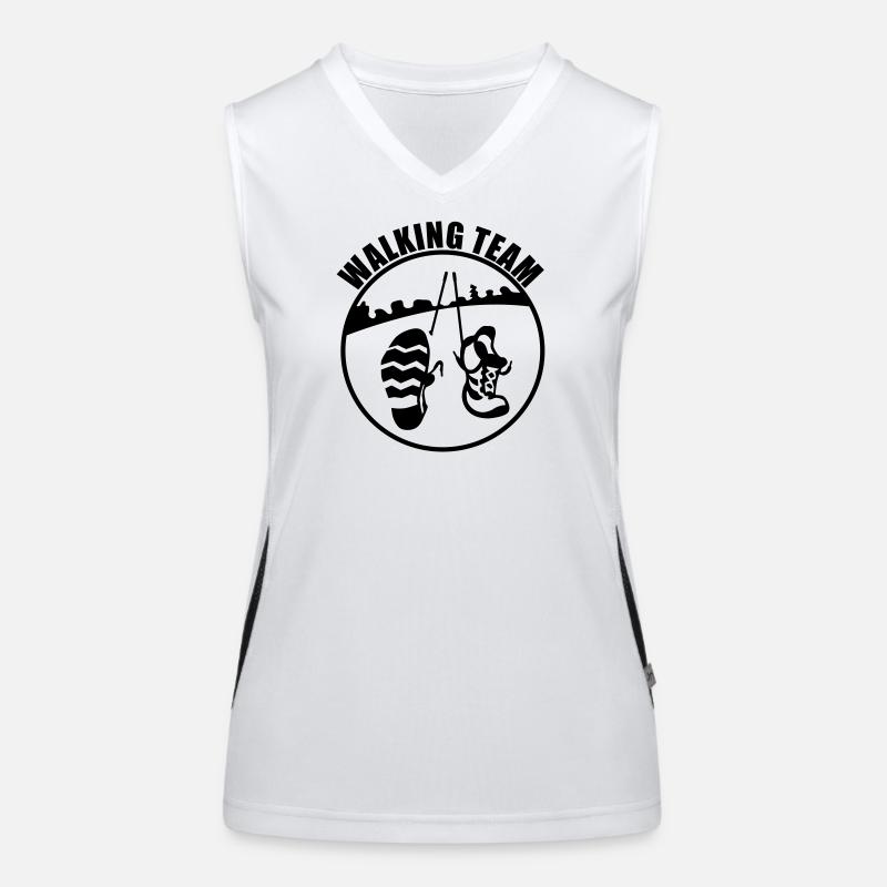 walking team Funktionelles Kontrast-Tank Top für Frauen