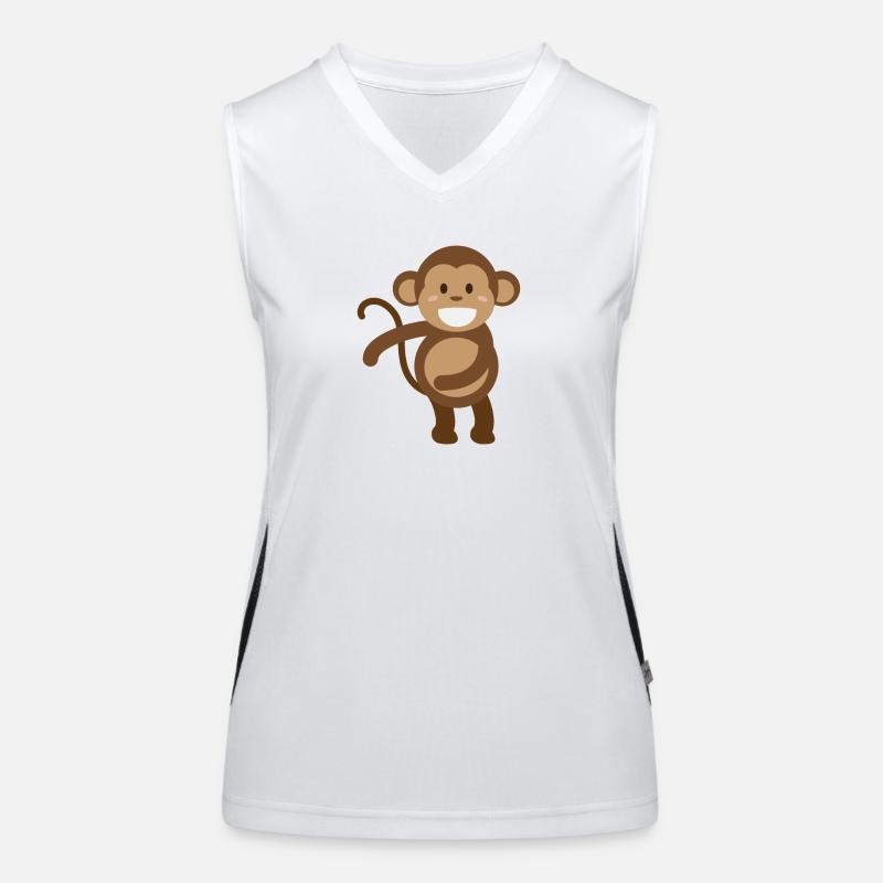 Danseur float dance gift dance dance singe Débardeur respirant contrasté Femme