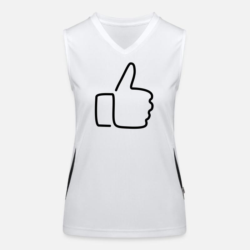 Daumen hoch! Funktionelles Kontrast-Tank Top für Frauen