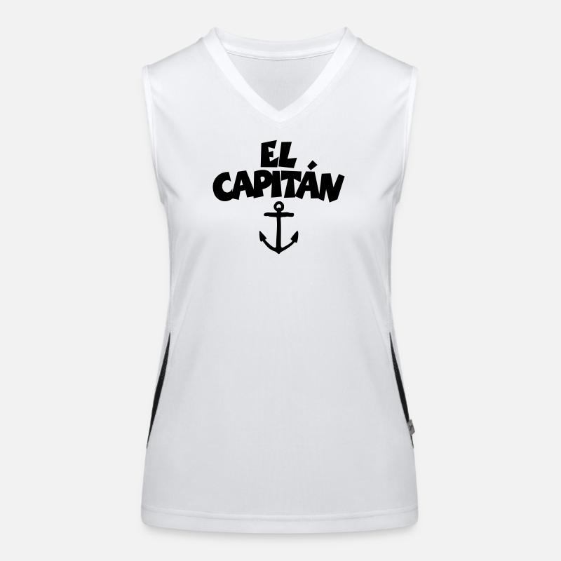 El Capitán Funktionelles Kontrast-Tank Top für Frauen