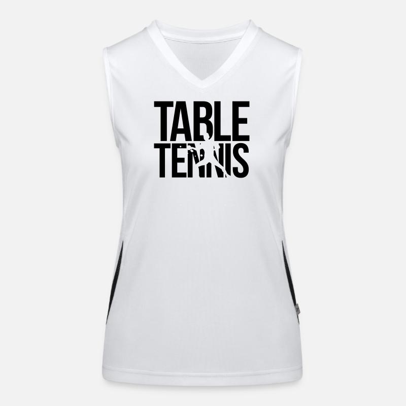 table tennis Women's Functional Contrast Tank Top