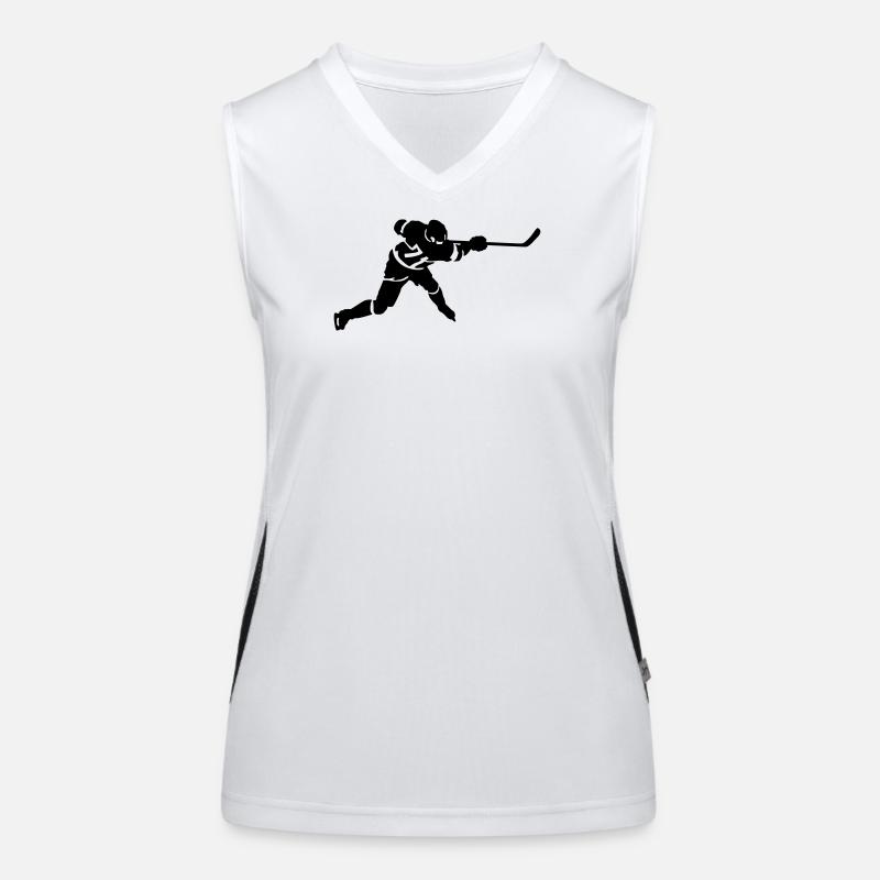 Eishockey Funktionelles Kontrast-Tank Top für Frauen