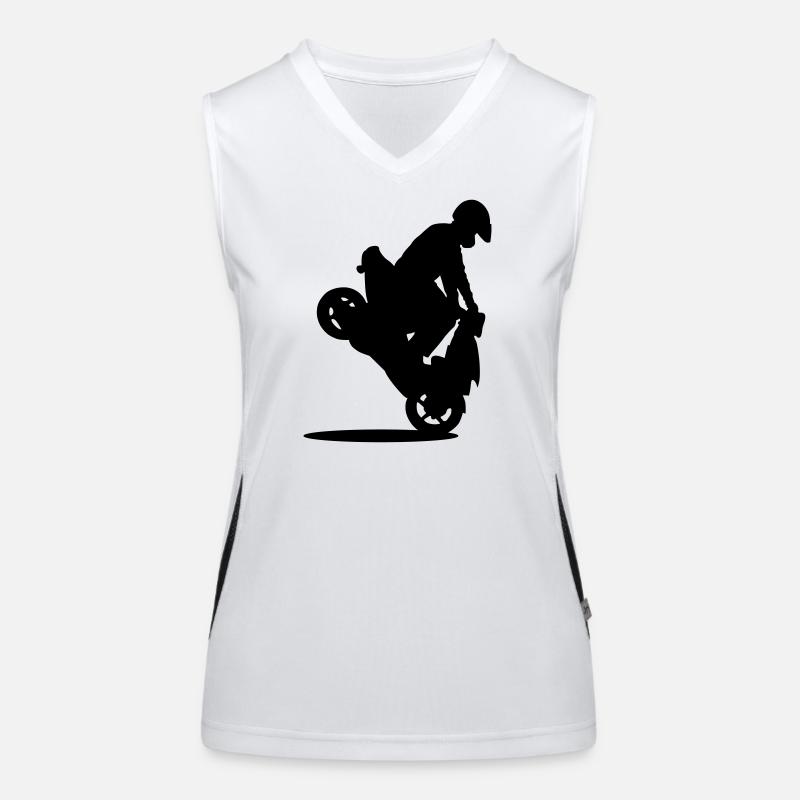 roller stunt Débardeur respirant contrasté Femme
