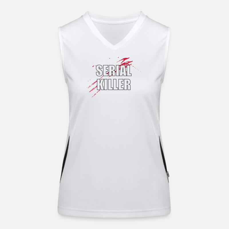 Serial Killer Funktionelles Kontrast-Tank Top für Frauen