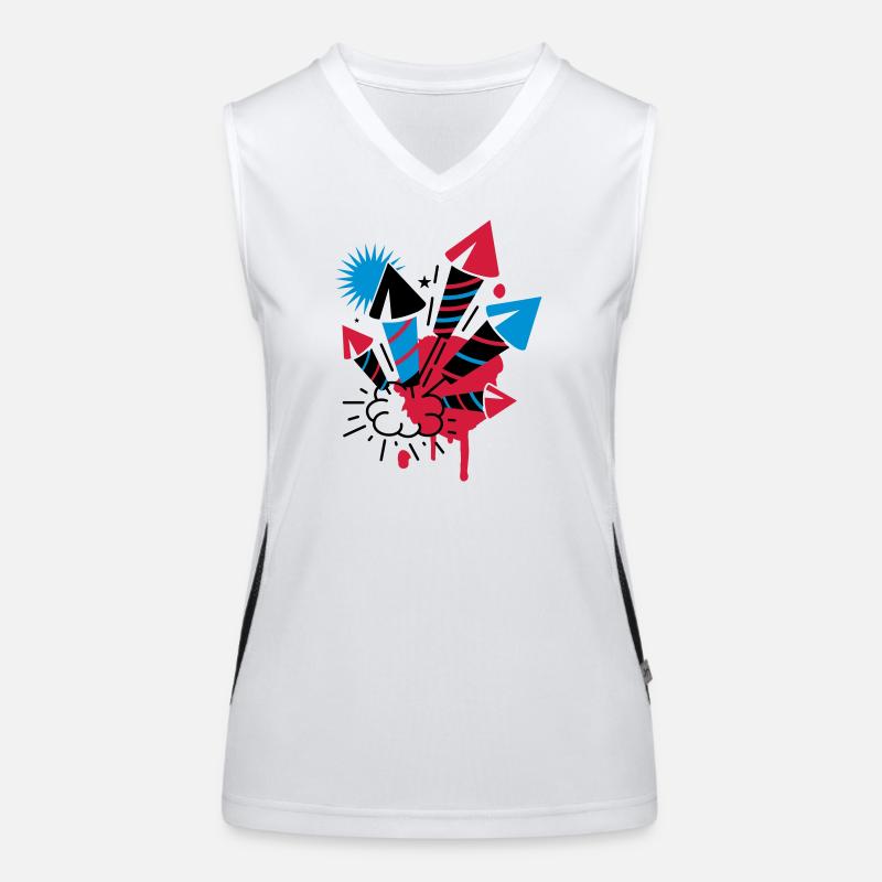 A firework Women's Functional Contrast Tank Top